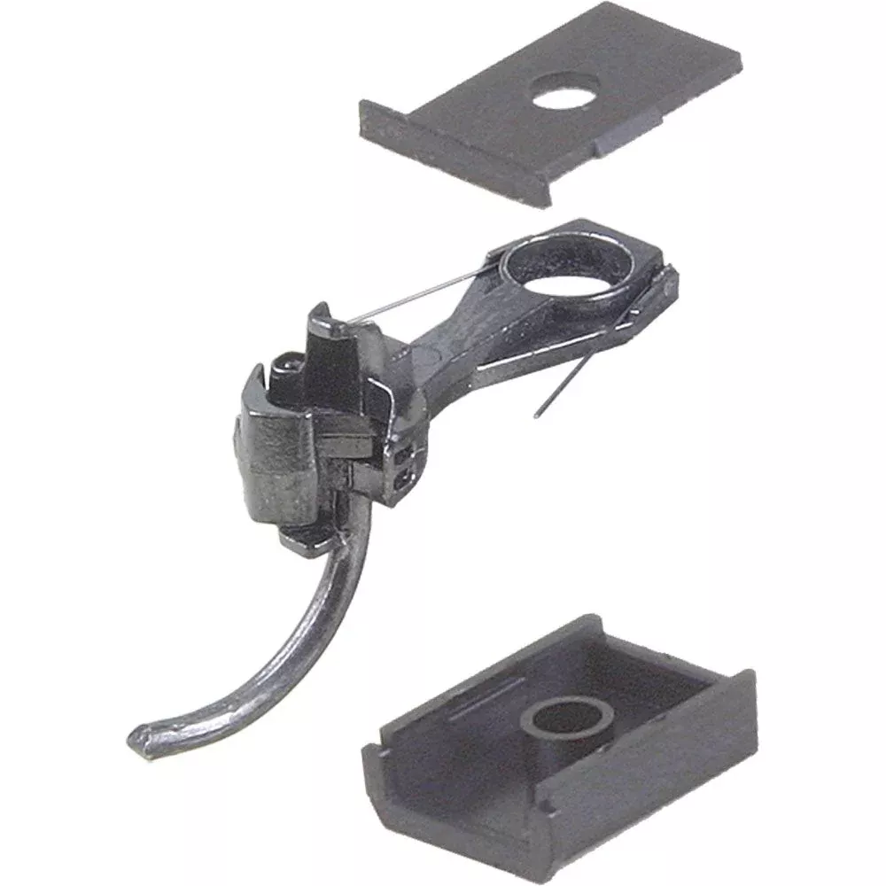 #119 HO Scale SE Shelf Whisker Metal Couplers with Gearboxes - Medium (9/32") Centerset Shank