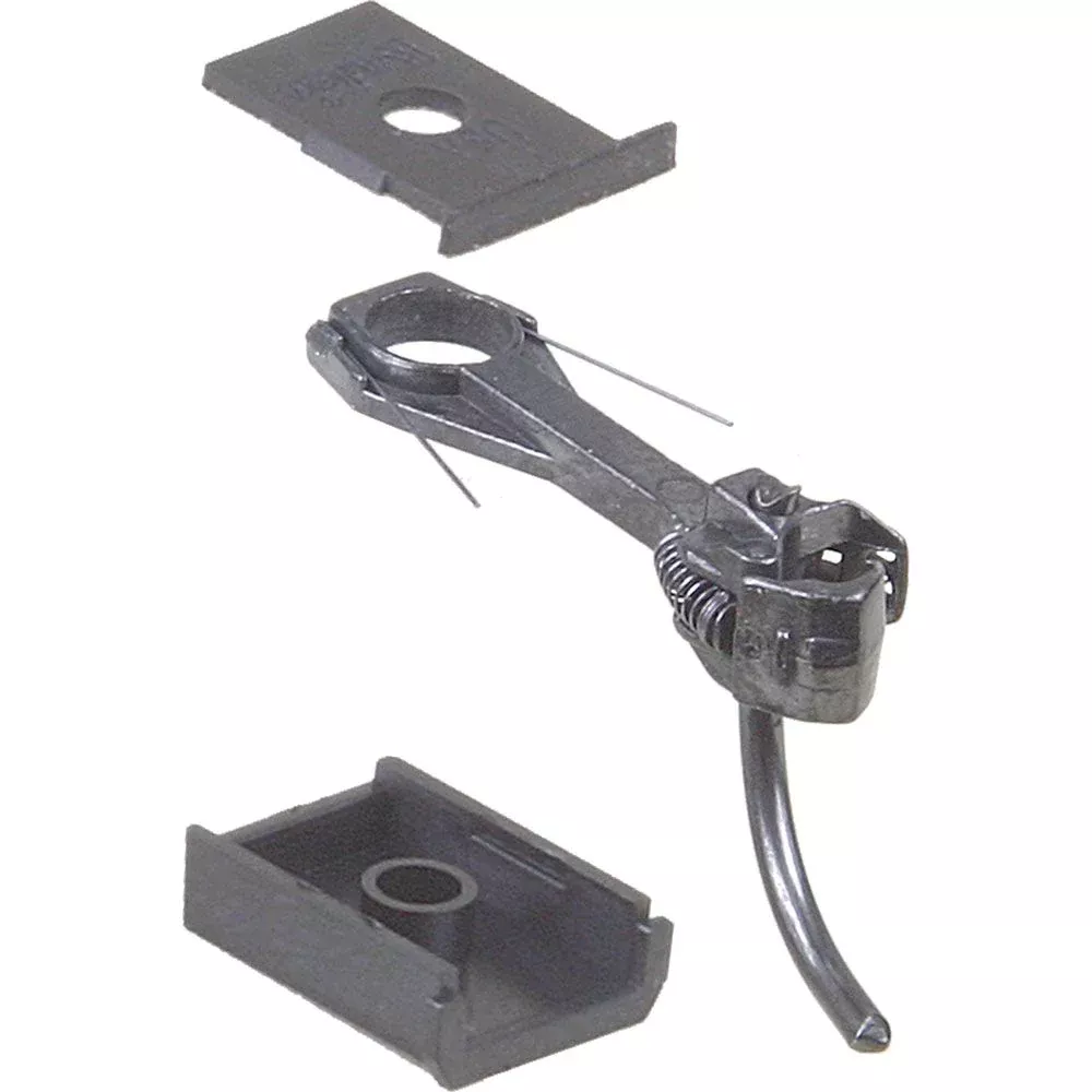 #156 HO Scale Whisker Scale Metal Couplers with Gearboxes - Long (25/64") Centerset Shank