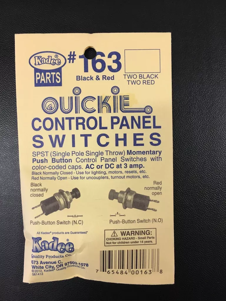 163-push-button-switches-black-closed-red-opened-4 # 163 Push Button Switches Black closed Red opened 4