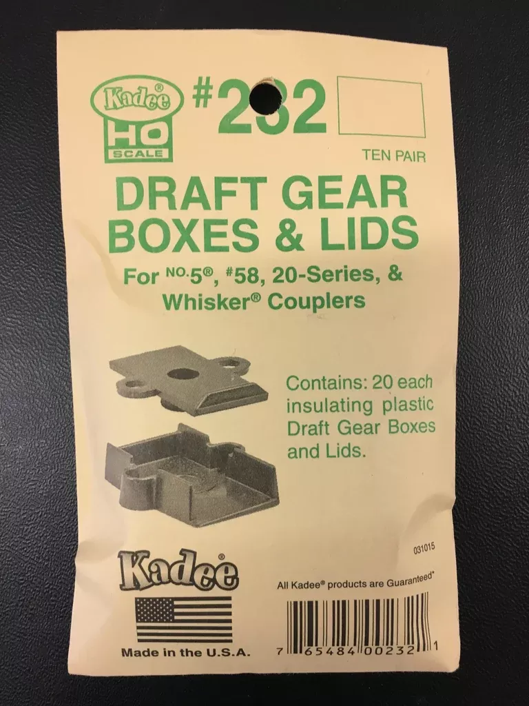 # 232 Plastic Draft Gearboxes & Lids (HO)