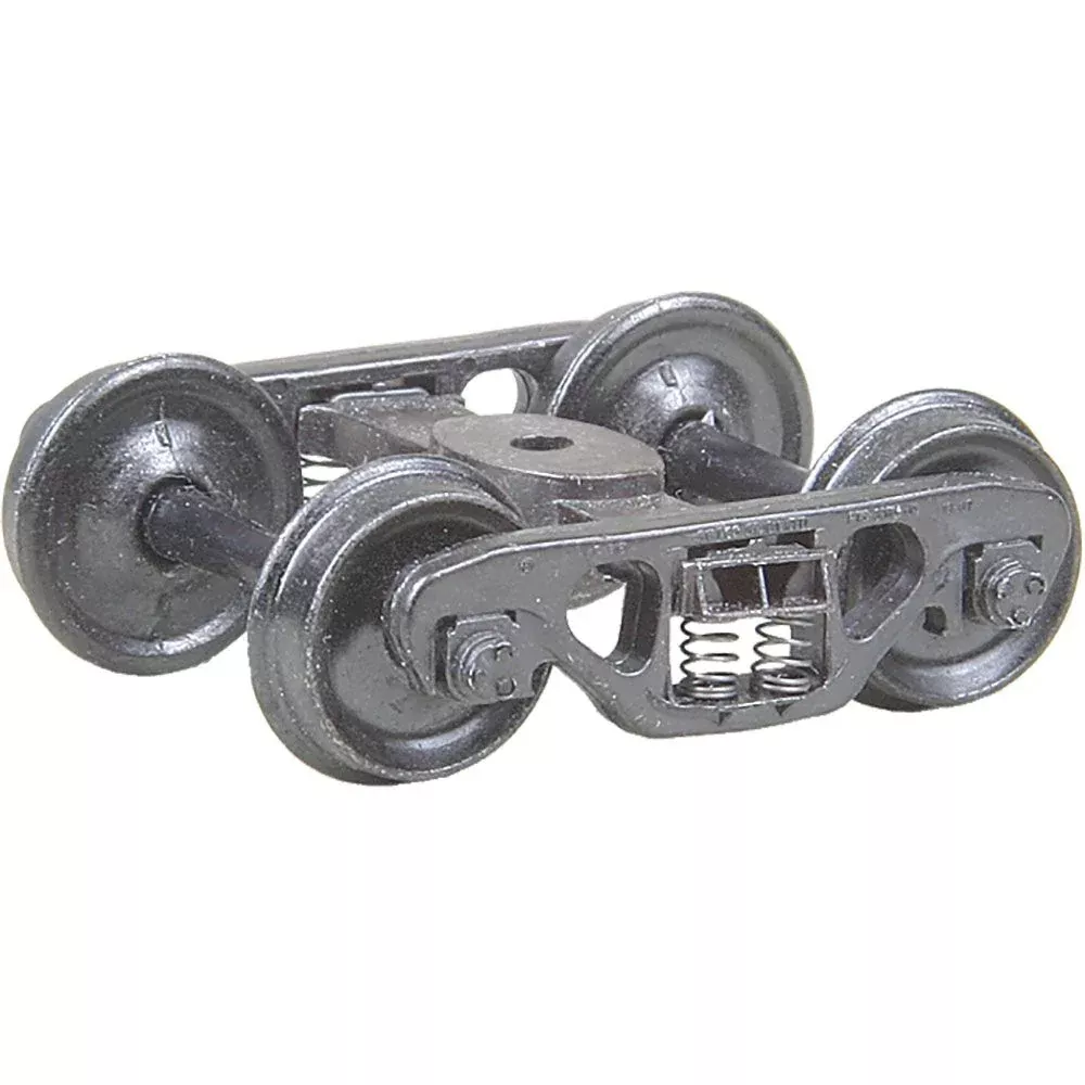#518 HO Scale Barber S-2 70-Ton Roller Bearing Trucks with 33" Smooth Back Wheels - Metal Fully Sprung