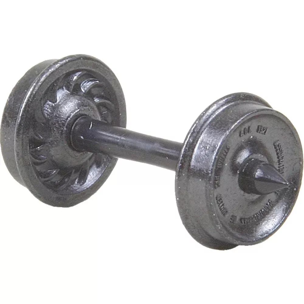 #523 HO Scale 33" Diameter Ribbed Back Metal Code 110 Wheels - Freight and Passenger