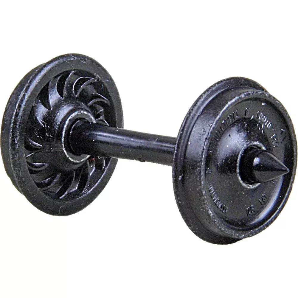 #531 HO Scale 36" Diameter Ribbed Back Metal Code 88 Semi-Scale Wheels - Freight and Passenger