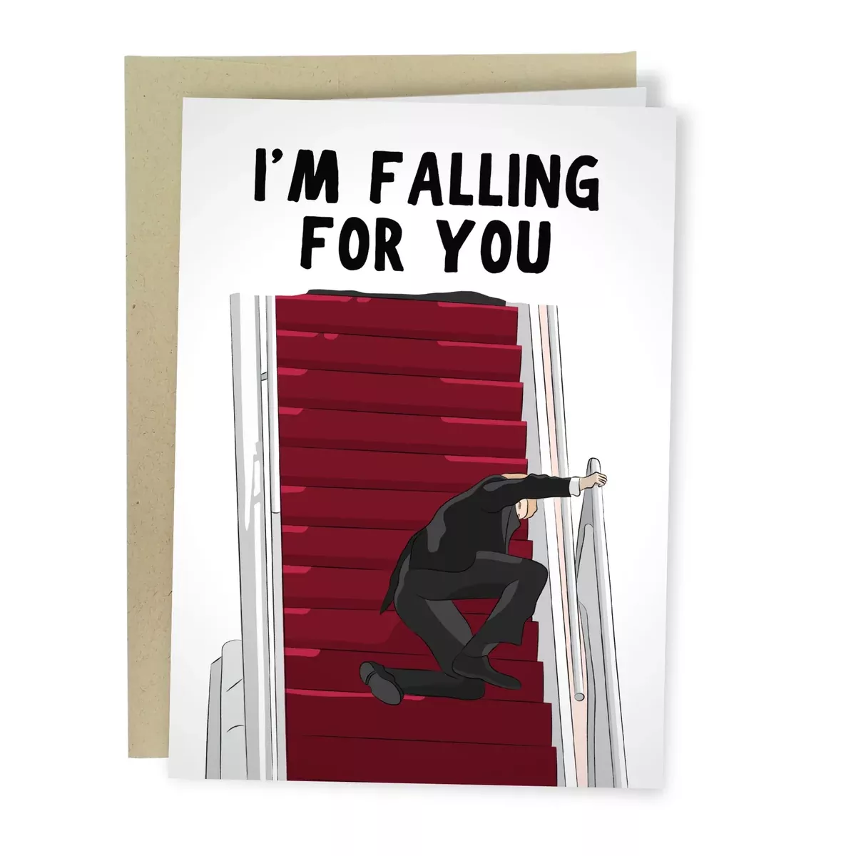 falling-you-joe-biden-greeting-card Falling For You Joe Biden Greeting Card