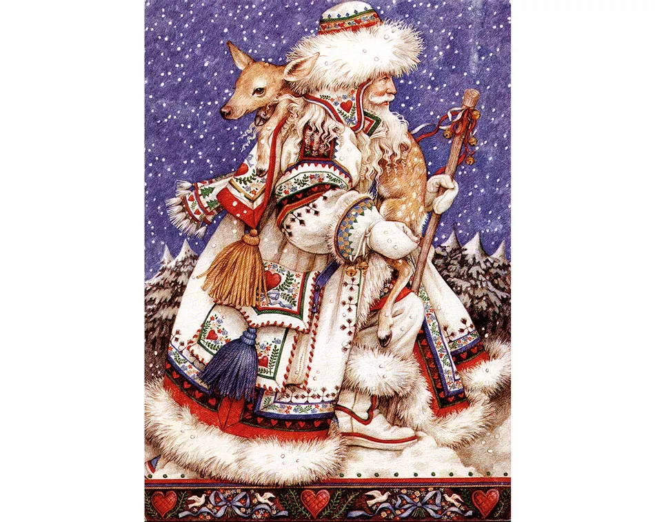 father-christmas-with-deer Father Christmas with Deer