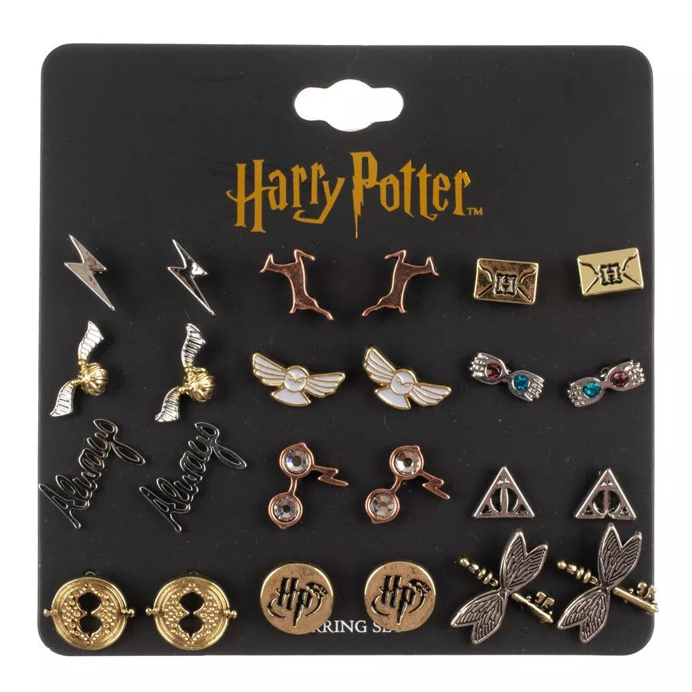 harry-potter-12-pack-earring-set Harry Potter 12 Pack Earring Set