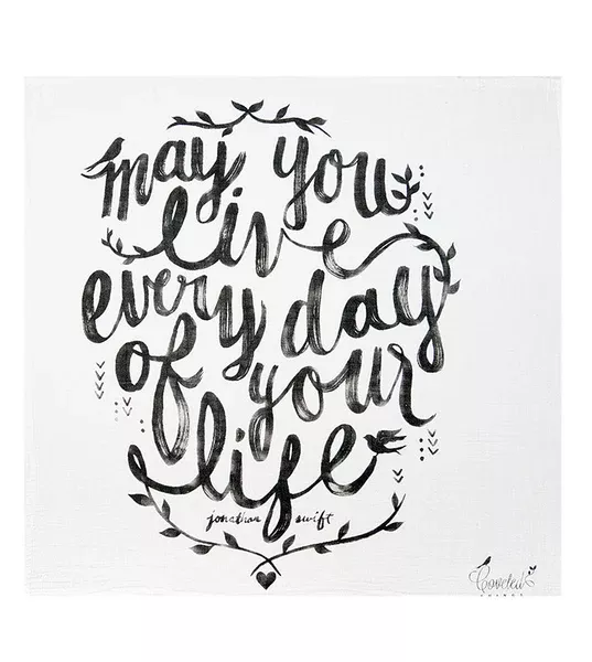 may-you-live-baby-blanket "May You Live" Baby Blanket