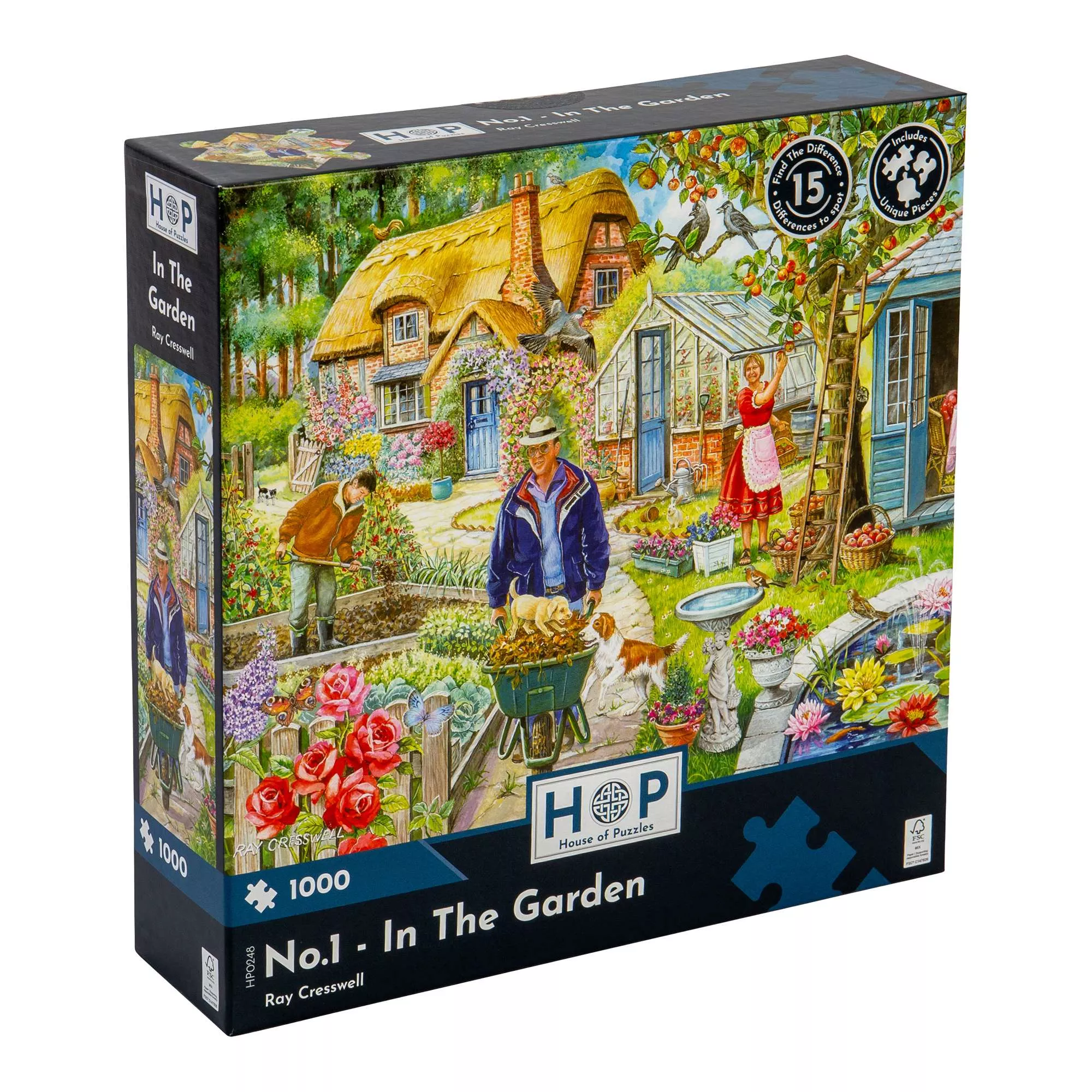 no-1-in-garden-find-difference-1000-piece-jigsaw-puzzle No.1 - In The Garden Find The Difference 1000 Piece Jigsaw Puzzle