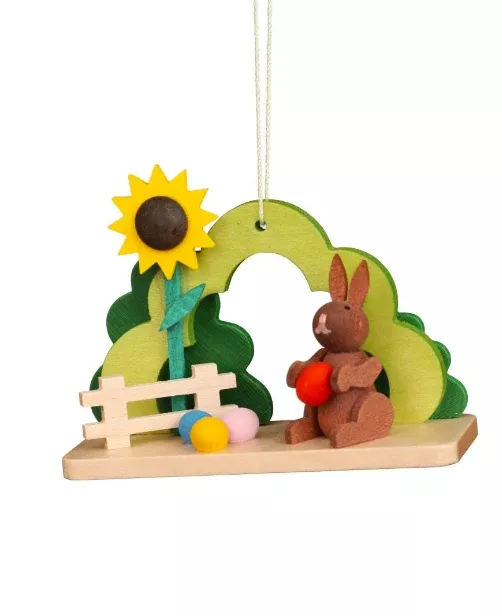 rabbit-with-sunflower-ornament-by-ulbricht Rabbit with Sunflower Ornament by Ulbricht