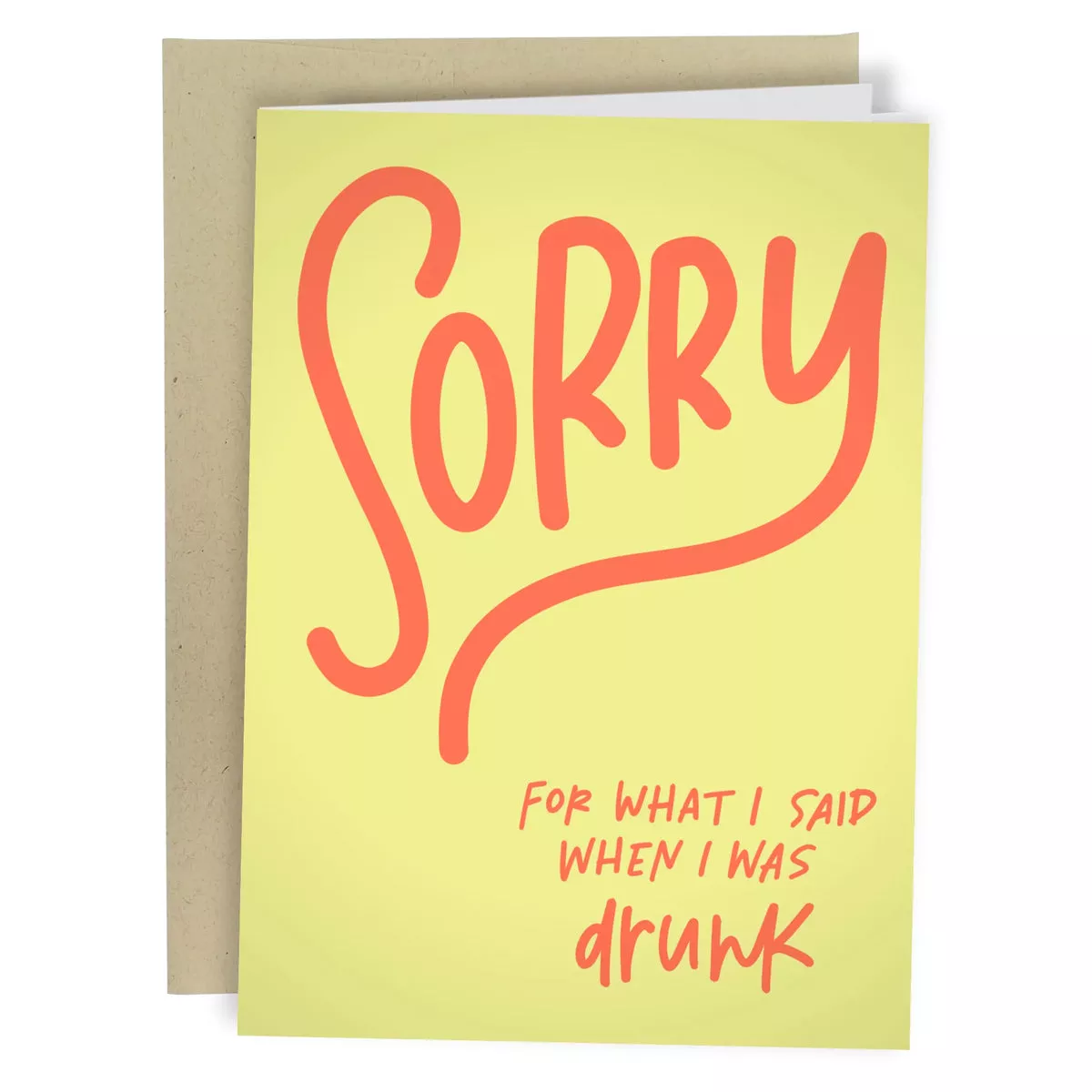when-i-was-drunk-apology-greeting-card When I was Drunk Apology Greeting Card