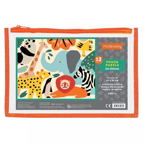 zoo-animals-12-piece-pouch-puzzle Zoo Animals - 12 Piece Pouch Puzzle
