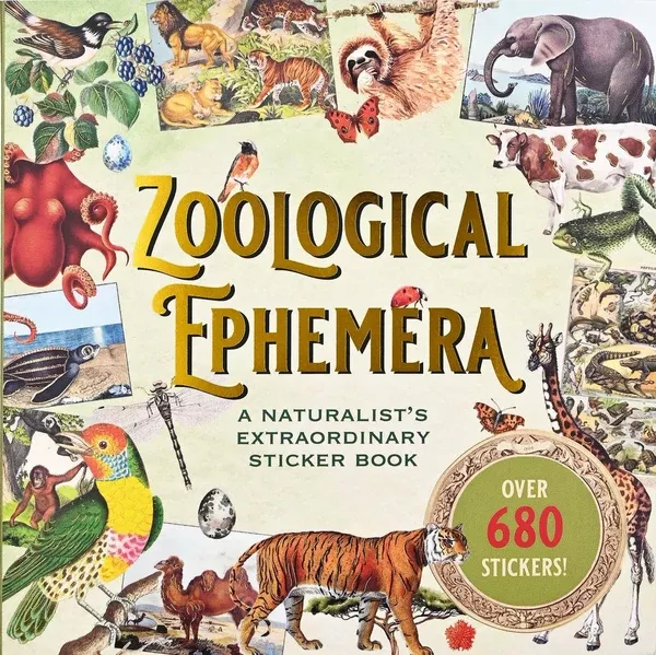 zoological-ephemera-sticker-book Zoological Ephemera Sticker Book